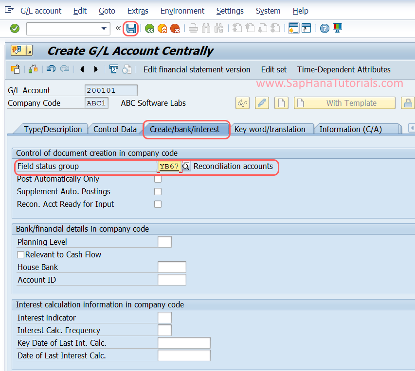 vendor reconciliation account assignment table in sap