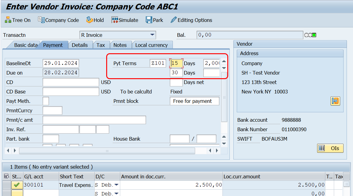 how-to-post-invoice-with-cash-discount-in-sap-sap-hana-tutorials